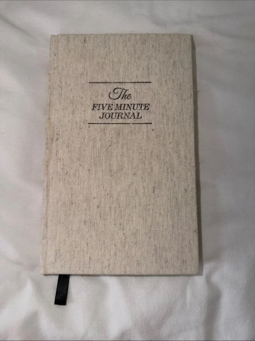 The Five Minute Hardcover Journal - Linen